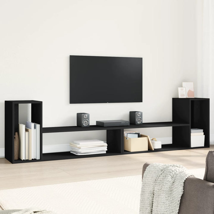 Tv-Skåp 2 St 75X30X50 Cm Konstruerat Trä
