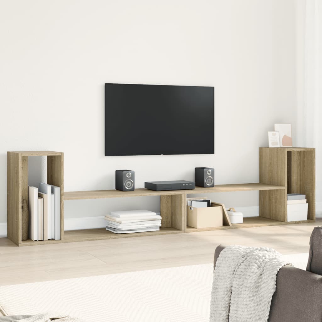 Tv-Skåp 2 St 75X30X50 Cm Konstruerat Trä