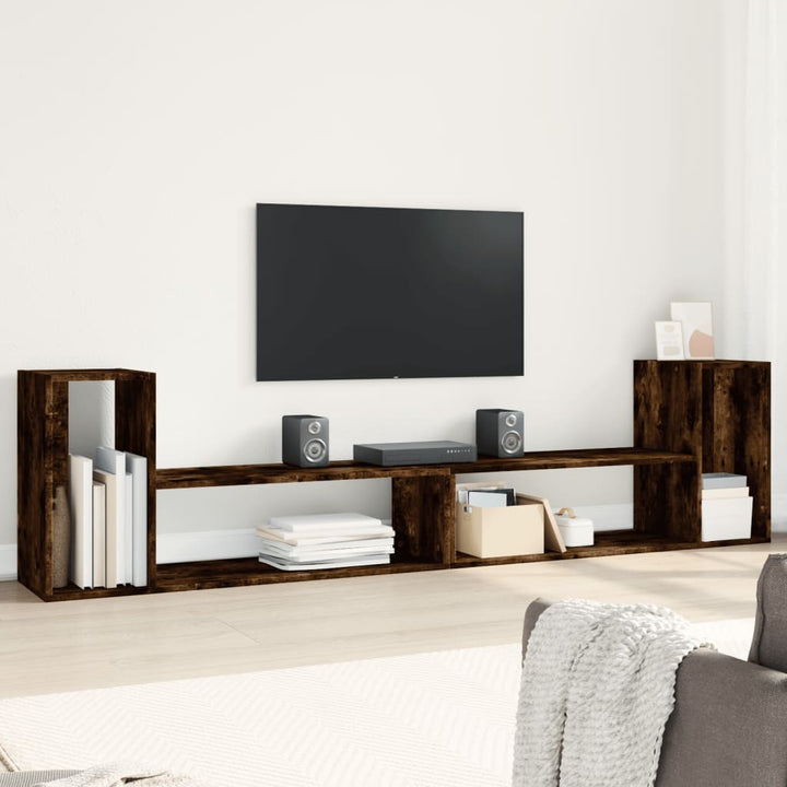 Tv-Skåp 2 St 75X30X50 Cm Konstruerat Trä