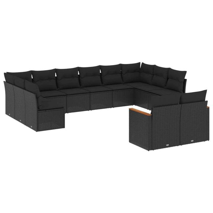 Loungegrupp Med Dynor 12 Delar Konstrotting