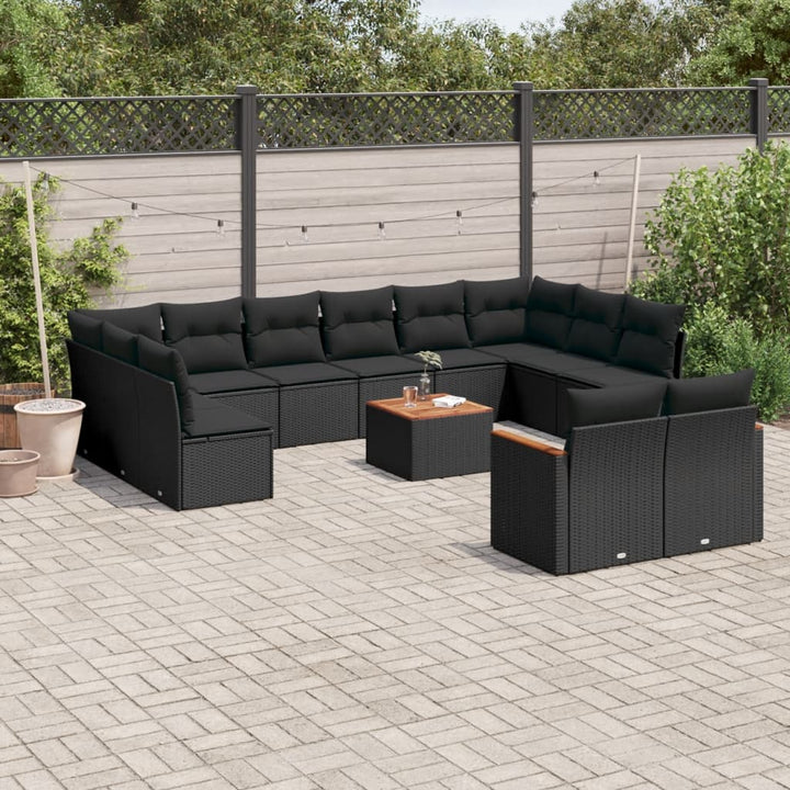 Loungegrupp Med Dynor 12 Delar Konstrotting