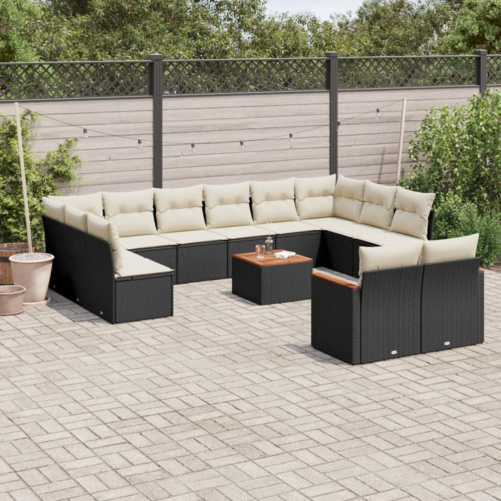 Loungegrupp Med Dynor 12 Delar Konstrotting