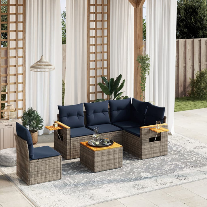 Soffgrupp För Trädgården Med Dynor 5 Delar Konstrotting