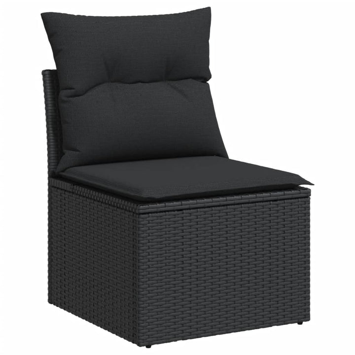 Loungegrupp För Trädgården Med Dynor 8 Delar Konstrotting