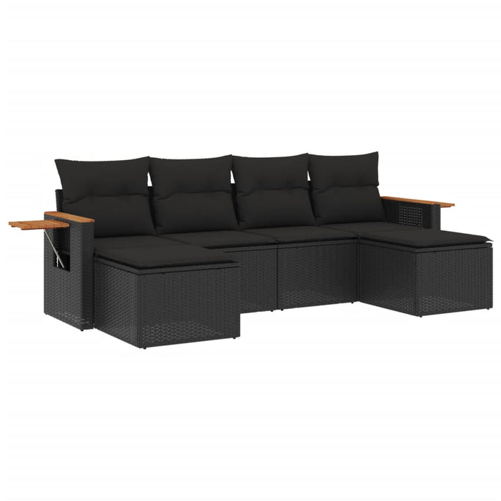Loungegrupp Med Dynor 6 Delar Konstrotting