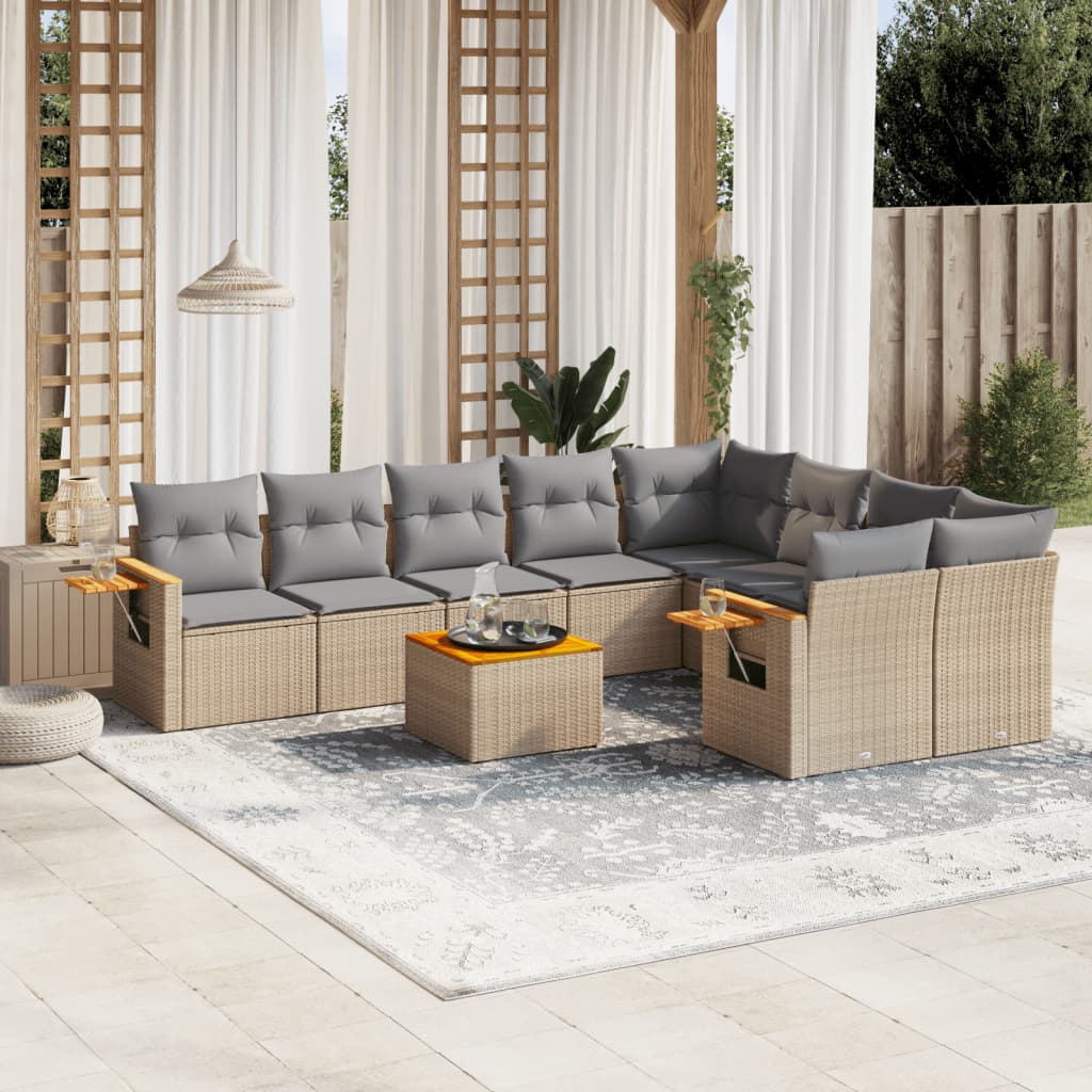 Loungegrupp 10 Delar Med A Dynor Konstrotting