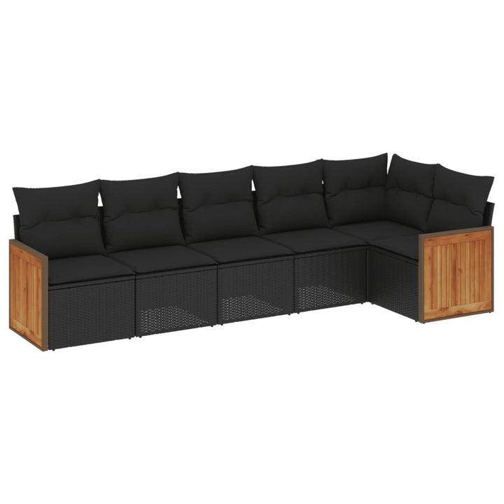 Loungegrupp Med Dynor 6 Delar Konstrotting
