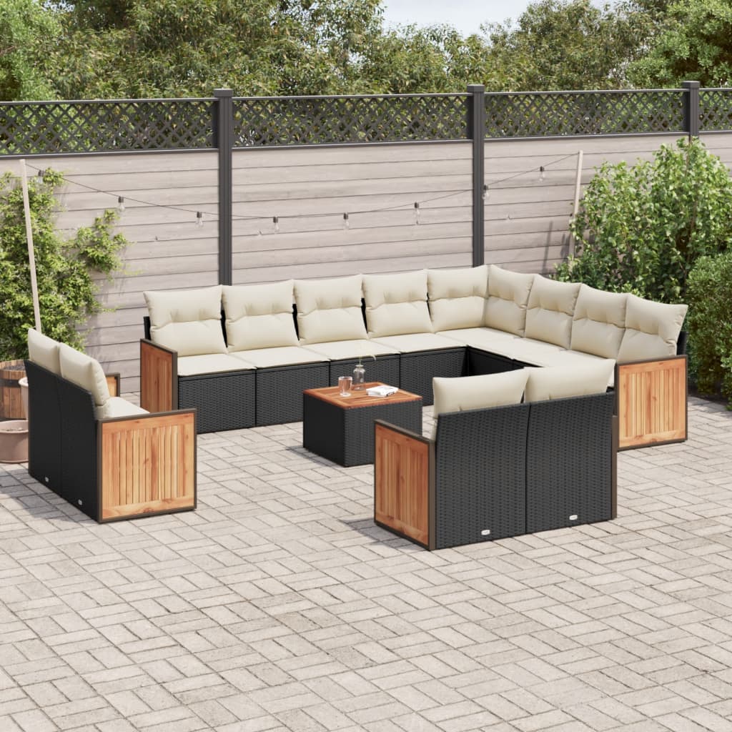 Loungegrupp Med Dynor 12 Delar Konstrotting