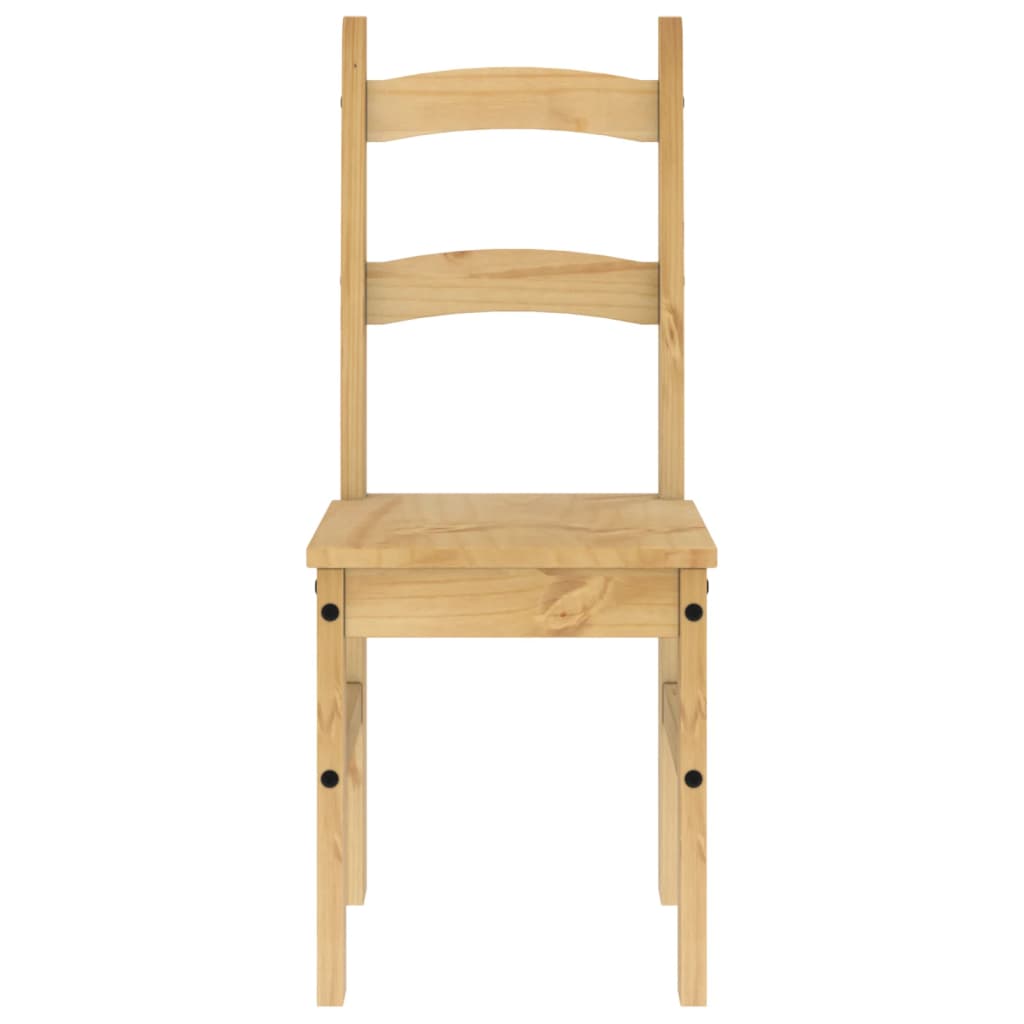 Matstolar 2 St 40X46X99 Cm Massiv Furu
