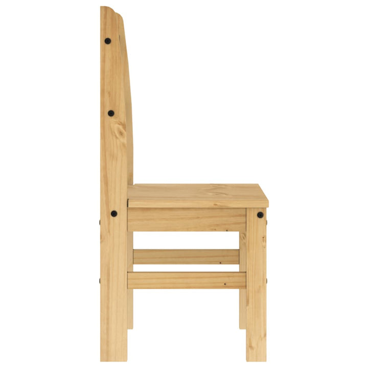 Matstolar 2 St 40X46X99 Cm Massiv Furu