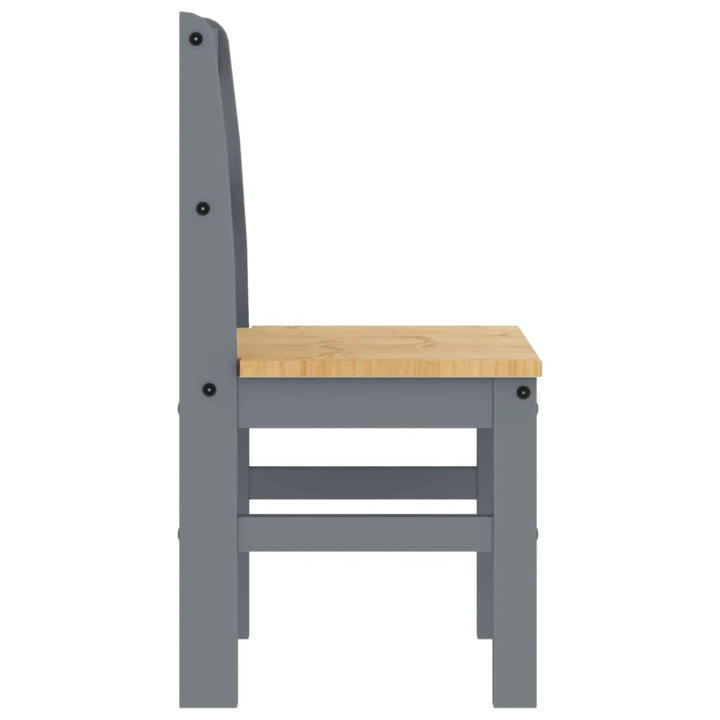 Matstolar 2 St Panama 40X46X90 Cm Massiv Furu