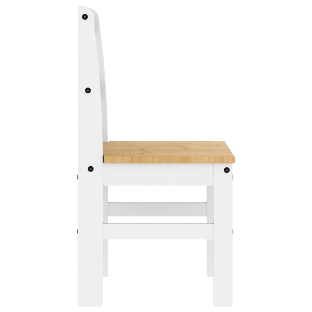 Matstolar 2 St Panama 40X46X90 Cm Massiv Furu