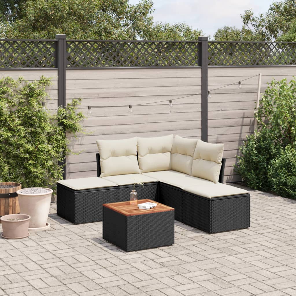 Loungegrupp Med Dynor 6 Delar Konstrotting
