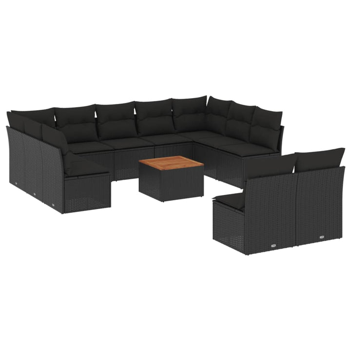 Loungegrupp Med Dynor 12 Delar Konstrotting