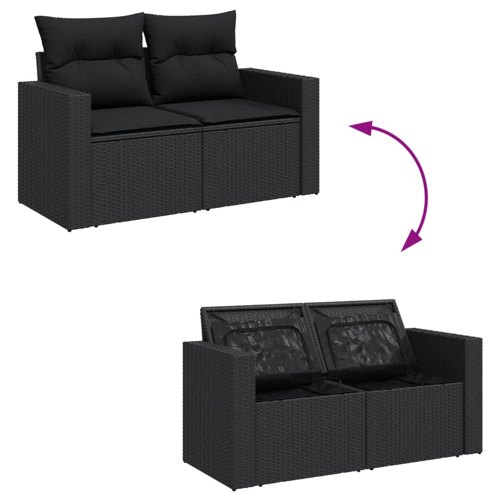Loungegrupp Med Dynor 12 Delar Konstrotting