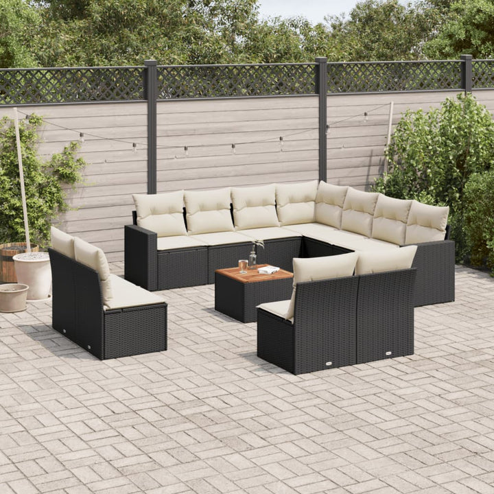 Loungegrupp Med Dynor 12 Delar Konstrotting