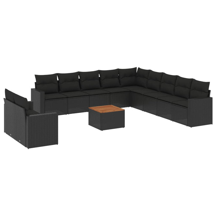 Loungegrupp Med Dynor 12 Delar Konstrotting