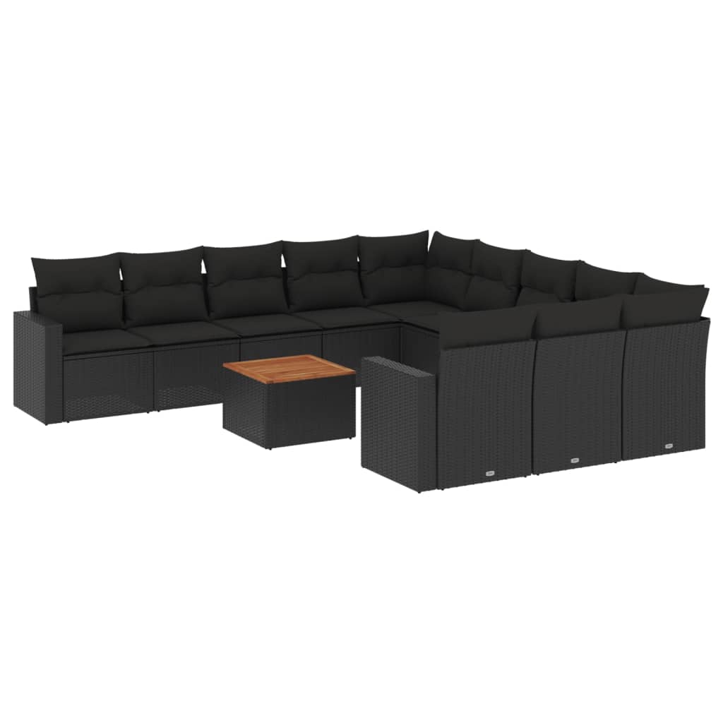 Loungegrupp Med Dynor 12 Delar Konstrotting