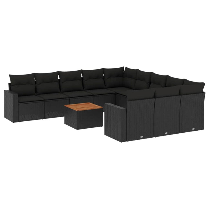 Loungegrupp Med Dynor 12 Delar Konstrotting