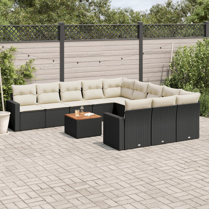 Loungegrupp Med Dynor 12 Delar Konstrotting