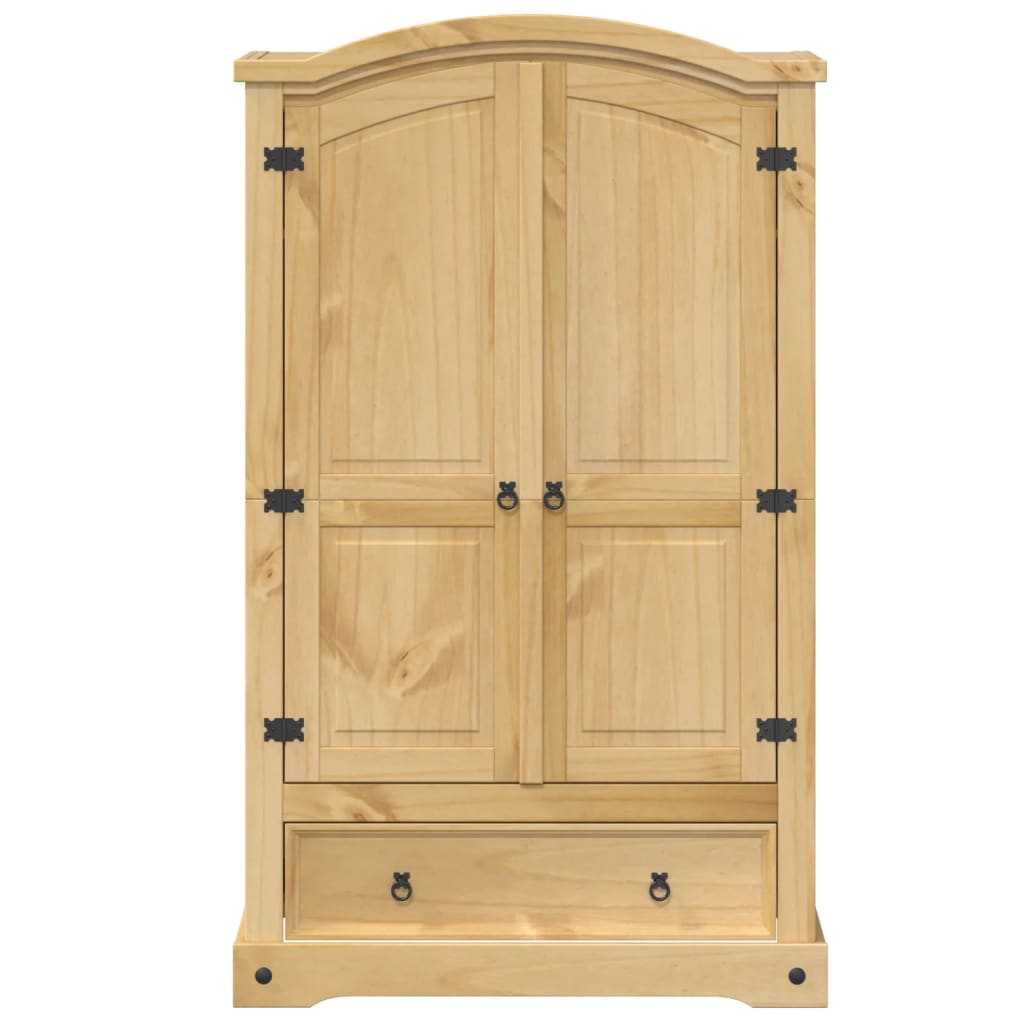 Garderob &amp;quot;Corona&amp;quot; 101X52X170 Cm Massivt Trä Furu