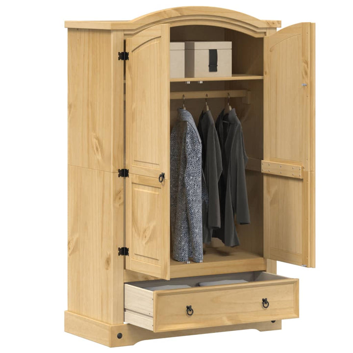 Garderob &amp;quot;Corona&amp;quot; 101X52X170 Cm Massivt Trä Furu