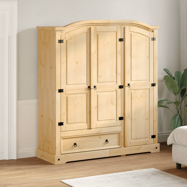 Garderob Corona 151,5X52X170 Cm Massiv Furu