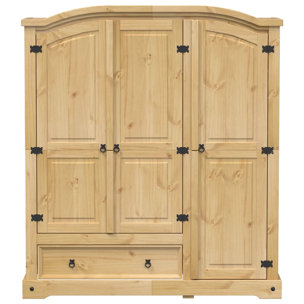 Garderob Corona 151,5X52X170 Cm Massiv Furu