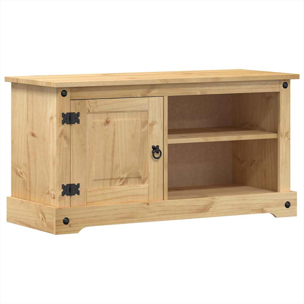 Tv-Bänk Corona 100X40X52 Cm Massiv Furu