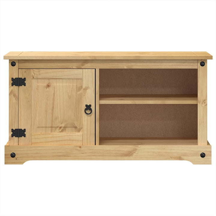 Tv-Bänk Corona 100X40X52 Cm Massiv Furu