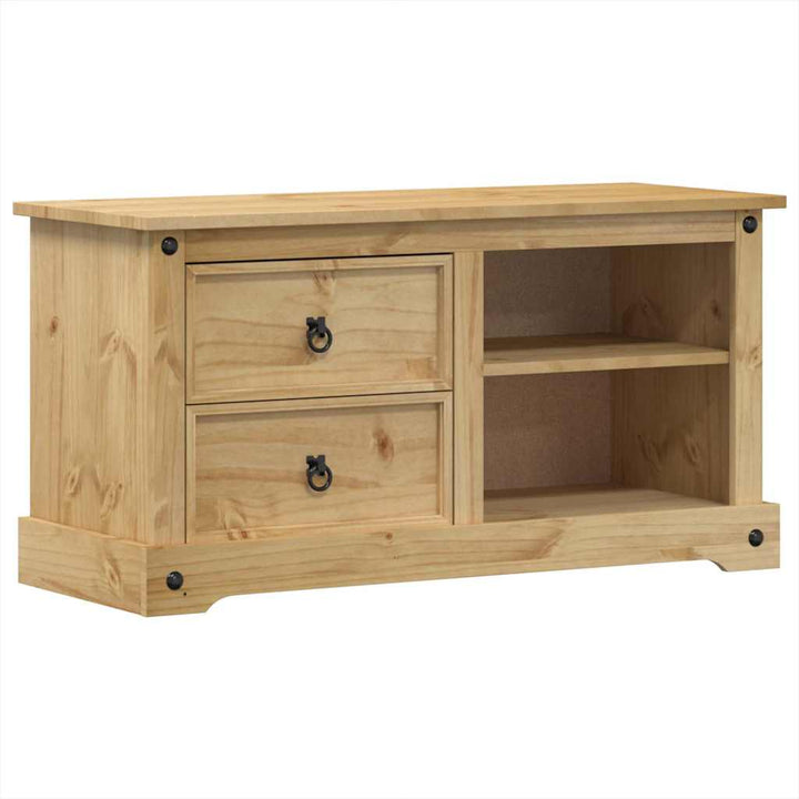 Tv-Bänk Corona 100X40X52 Cm Massiv Furu