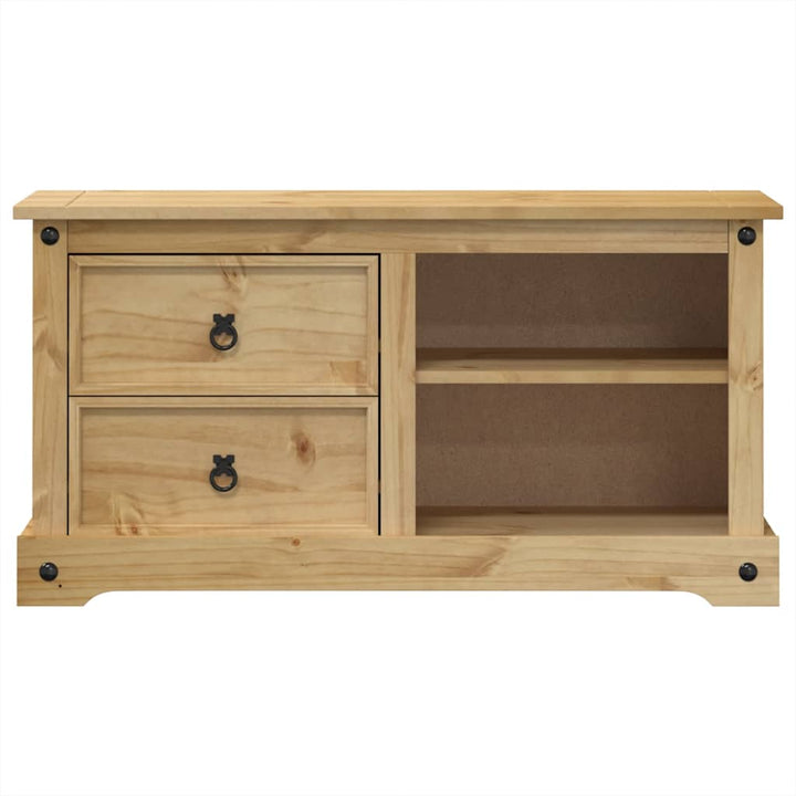 Tv-Bänk Corona 100X40X52 Cm Massiv Furu