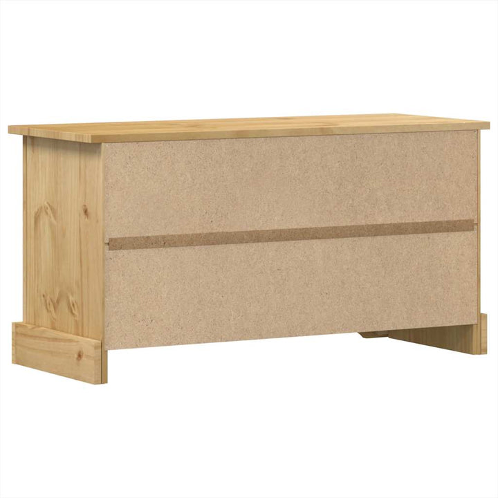 Tv-Bänk Corona 100X40X52 Cm Massiv Furu