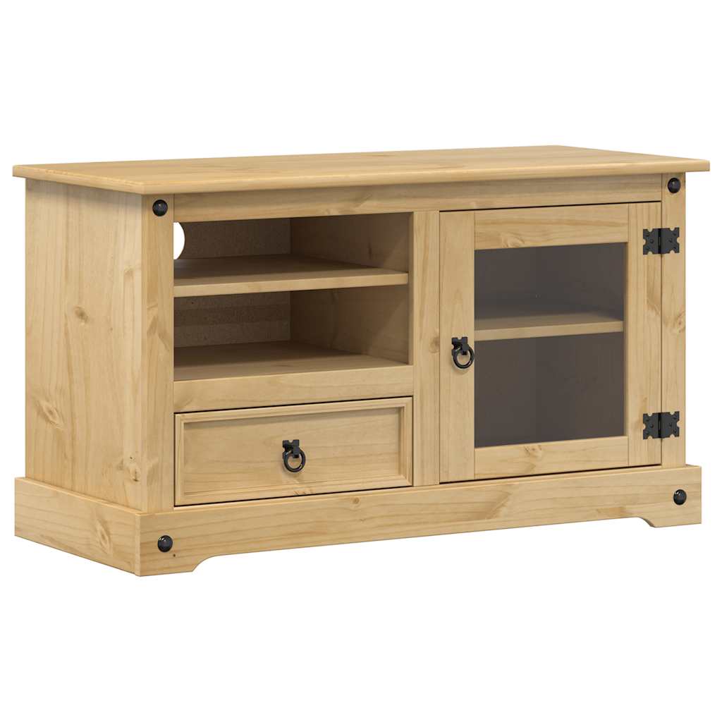 Tv-Bänk Corona 100X45X58 Cm Massiv Furu