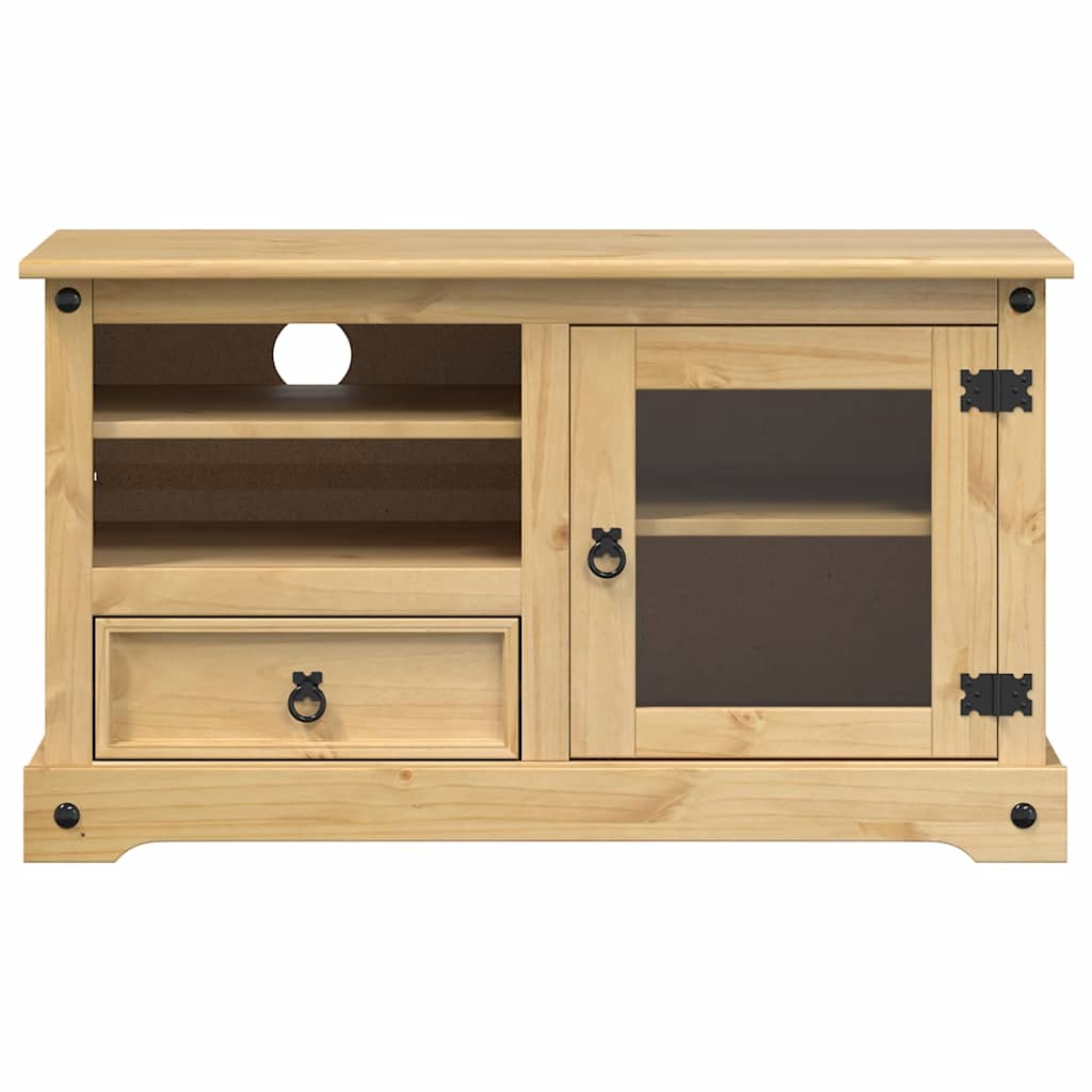 Tv-Bänk Corona 100X45X58 Cm Massiv Furu