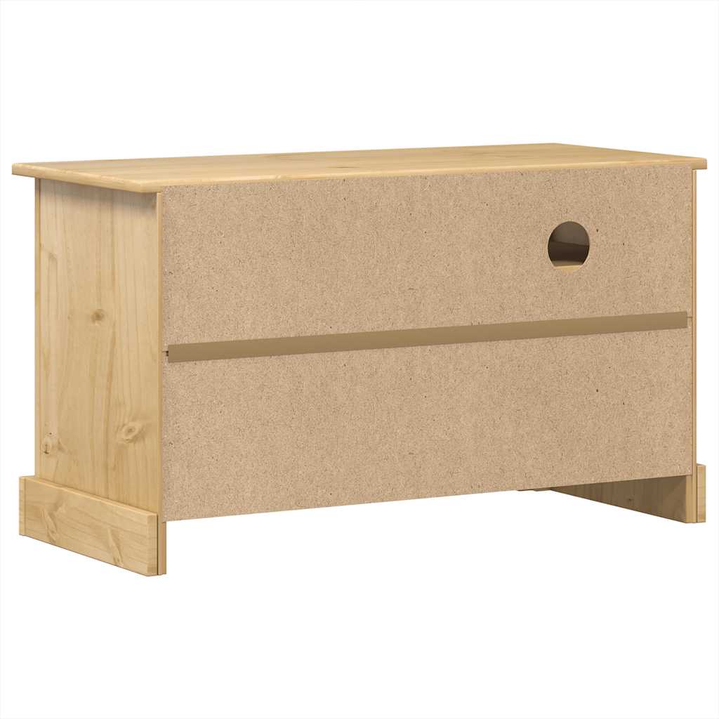 Tv-Bänk Corona 100X45X58 Cm Massiv Furu