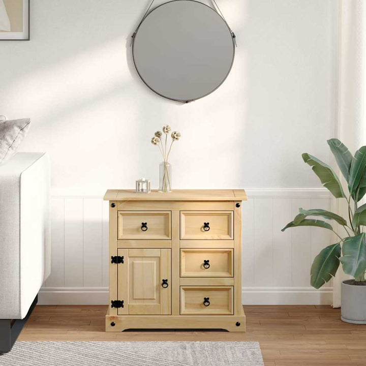 Skänk Corona 87X40X76 Cm Massiv Furu
