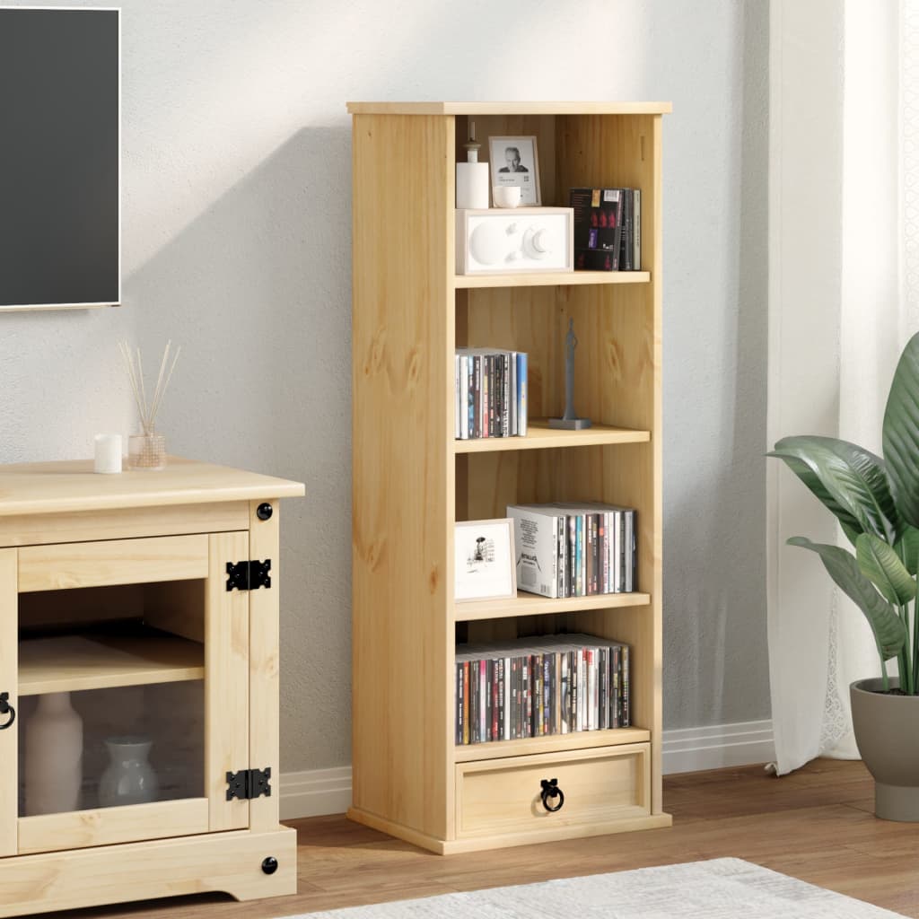 Cd-Hylla Corona 40X30X110 Cm Massiv Furu