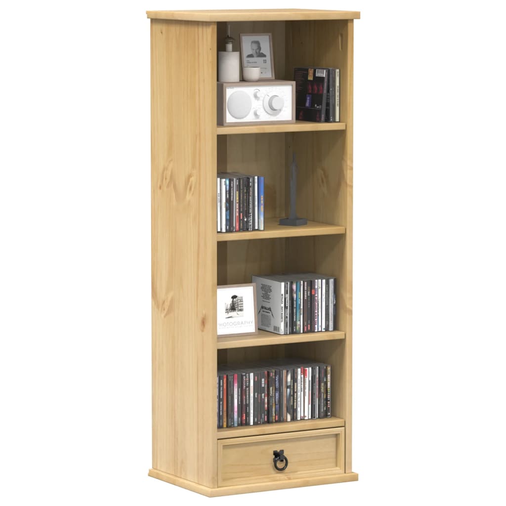 Cd-Hylla Corona 40X30X110 Cm Massiv Furu