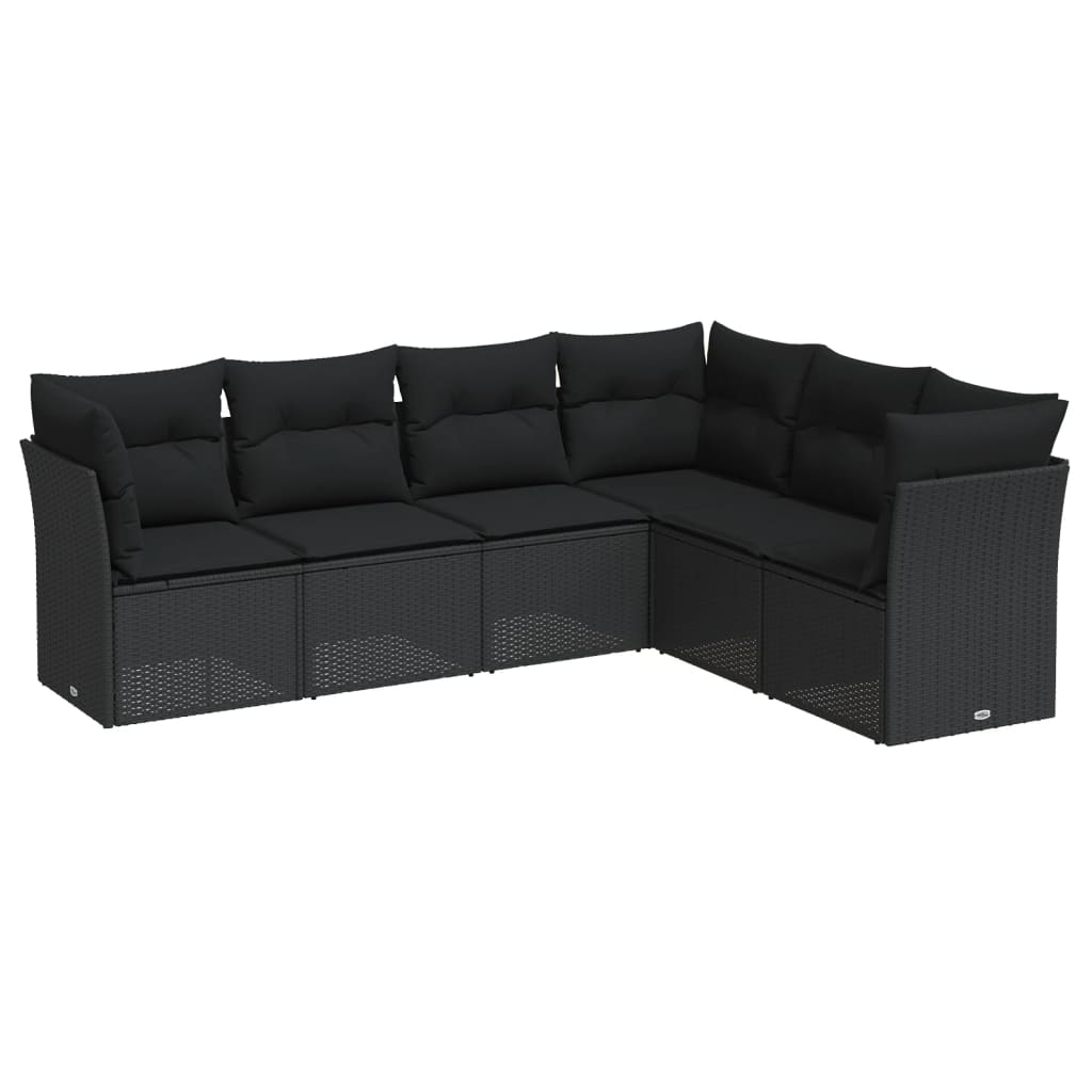 Loungegrupp Med Dynor 6 Delar Konstrotting