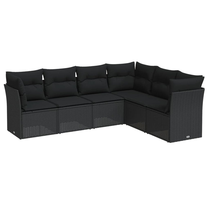 Loungegrupp Med Dynor 6 Delar Konstrotting