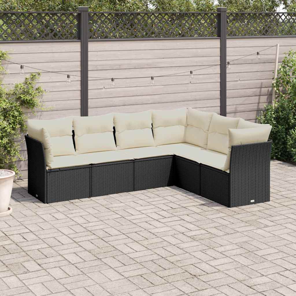 Loungegrupp Med Dynor 6 Delar Konstrotting