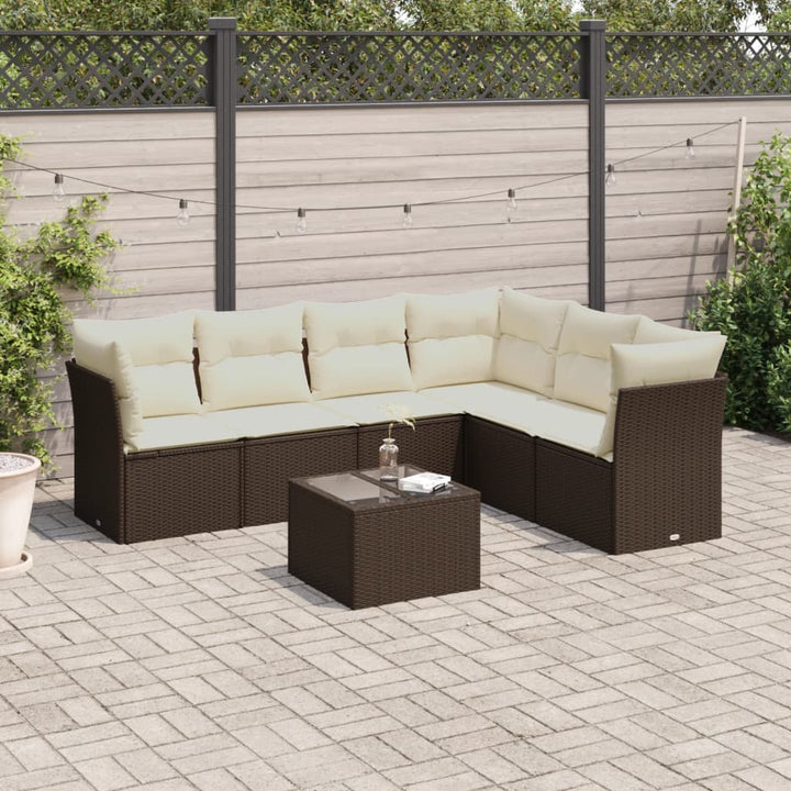 Loungegrupp Med Dynor 6 Delar Konstrotting