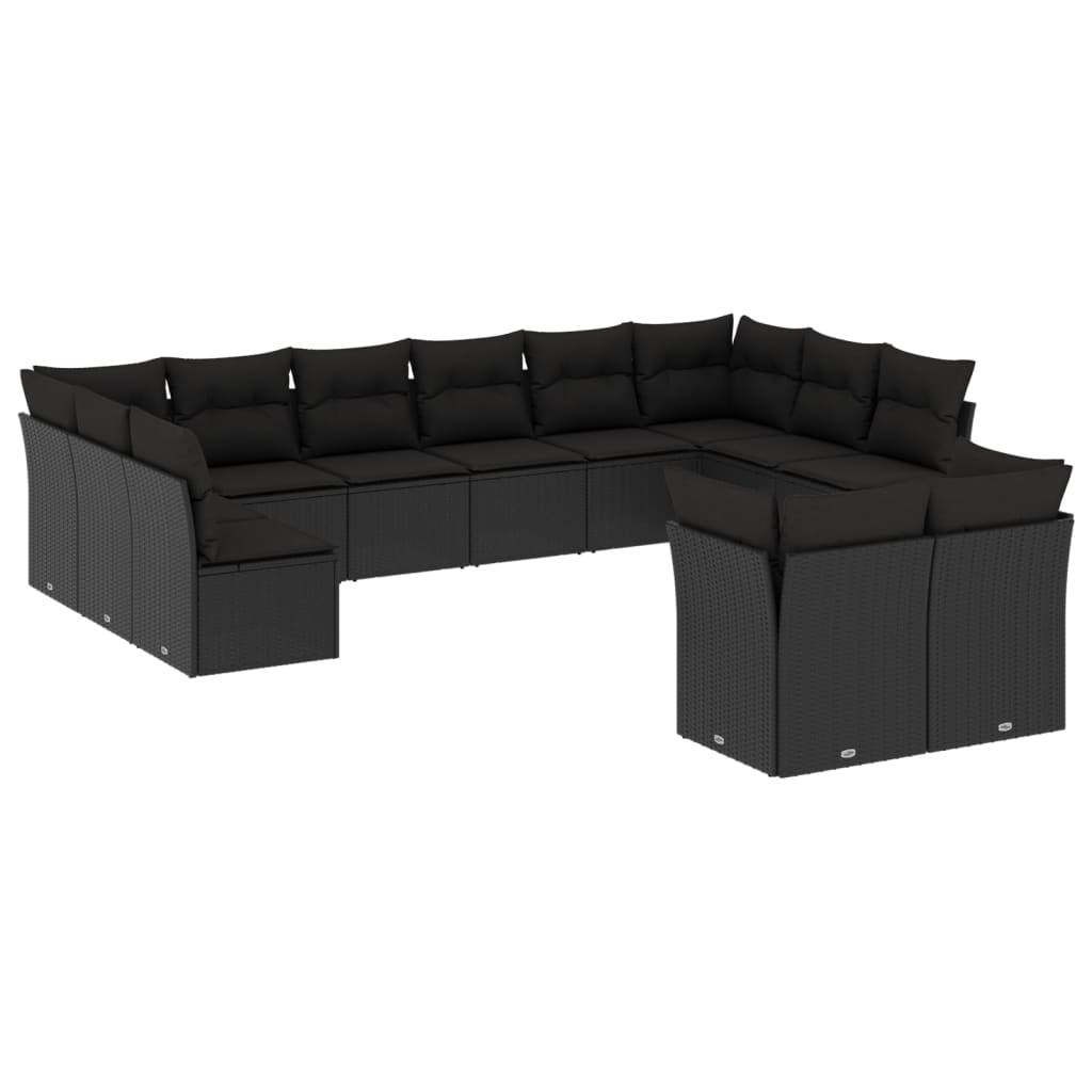 Loungegrupp Med Dynor 12 Delar Konstrotting