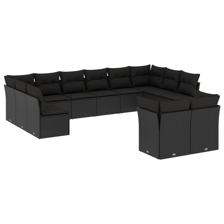 Loungegrupp Med Dynor 12 Delar Konstrotting