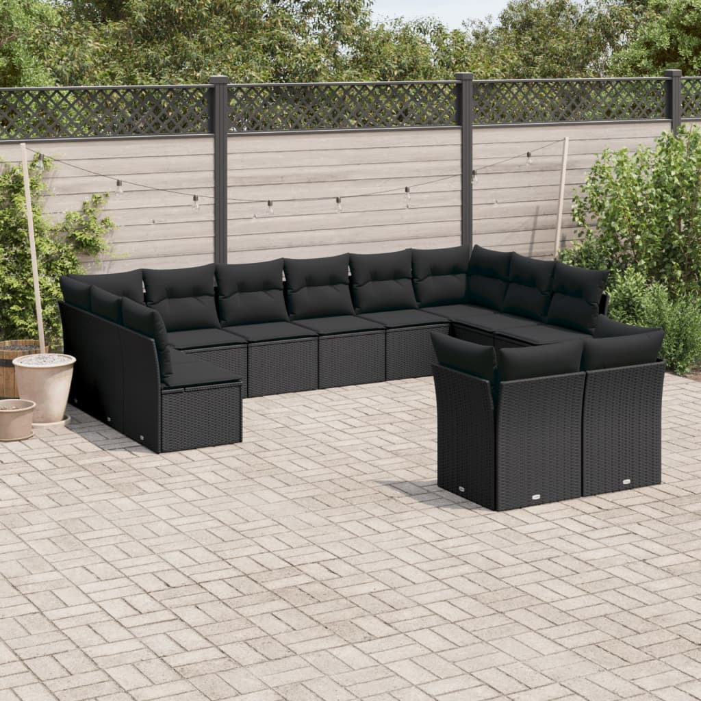 Loungegrupp Med Dynor 12 Delar Konstrotting