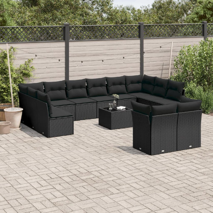 Loungegrupp Med Dynor 12 Delar Konstrotting