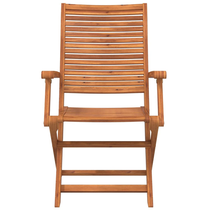 Hopfällbara Stolar 6 St 57X66X95 Cm Massivt Trä Akacia