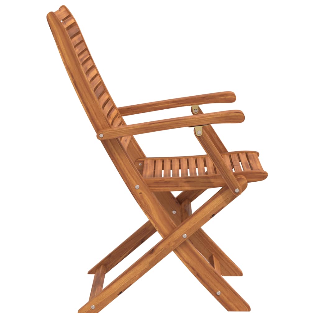 Hopfällbara Stolar 6 St 57X66X95 Cm Massivt Trä Akacia