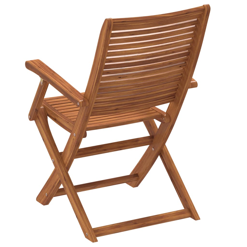 Hopfällbara Stolar 6 St 57X66X95 Cm Massivt Trä Akacia